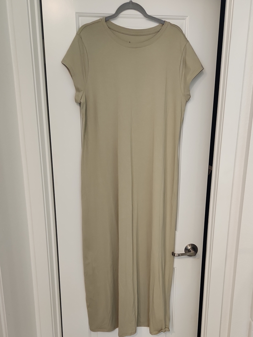a new day Light Olive Short Sleeve Maxi Dress